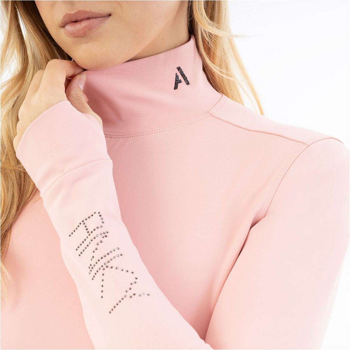 ANKY Shirt AW25 Mockneck Bridal Rose