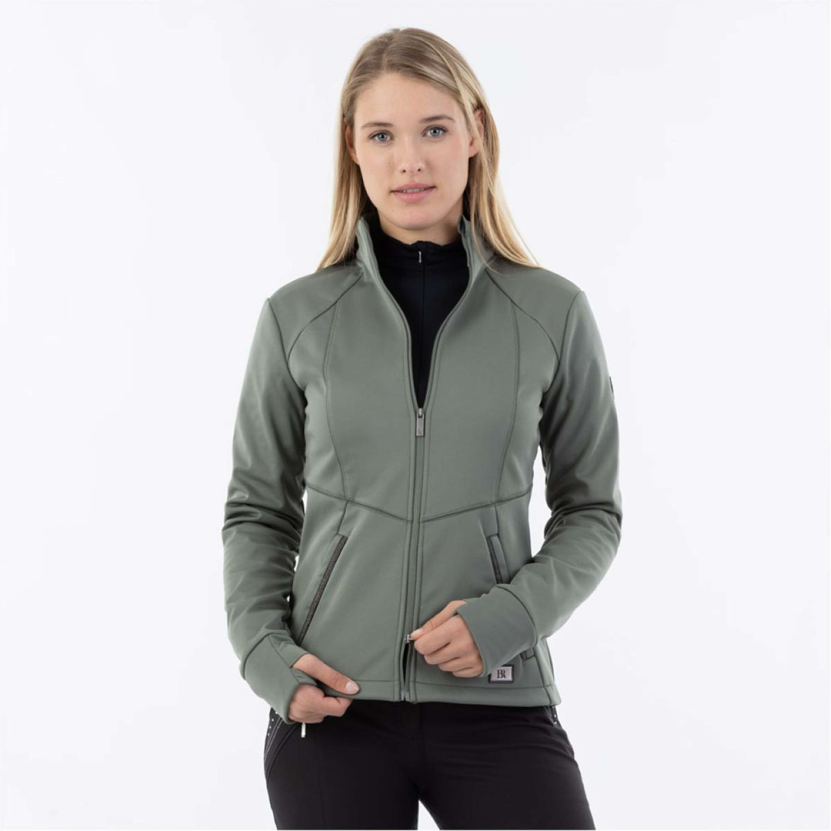 Jacke Debby Softshell Teddy Agavengrün