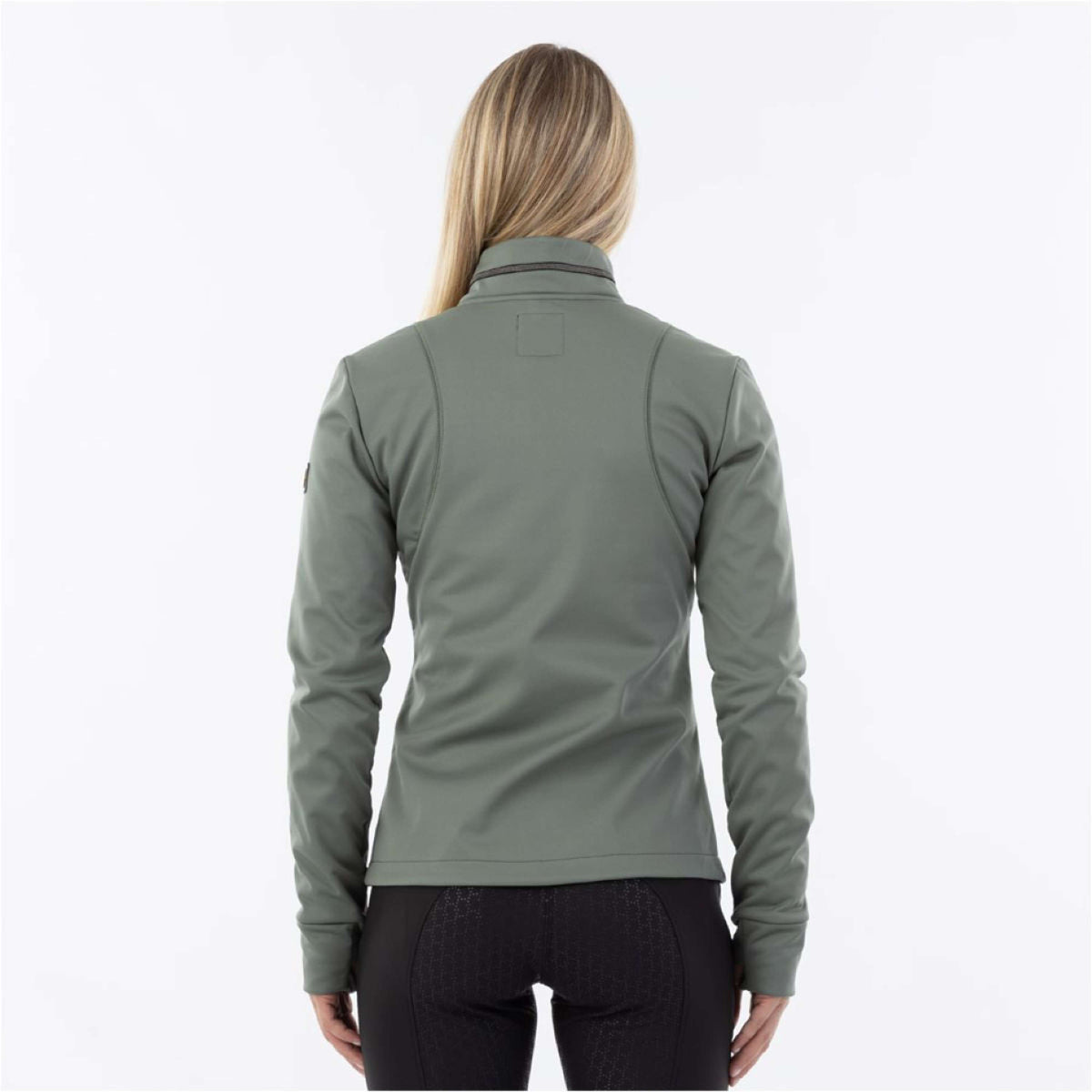 Jacke Debby Softshell Teddy Agavengrün