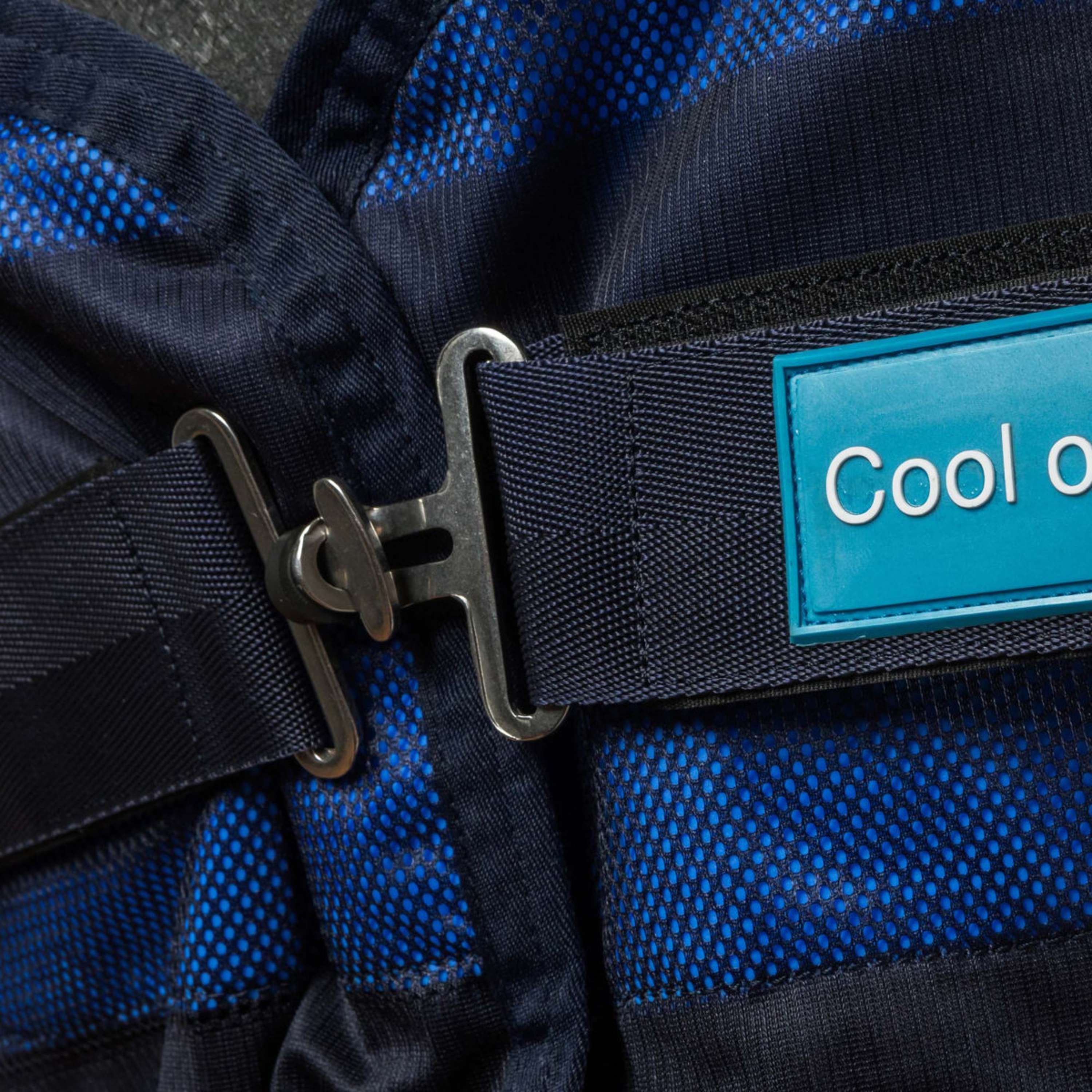 Cool on Track Feinmaschig Decke Blau