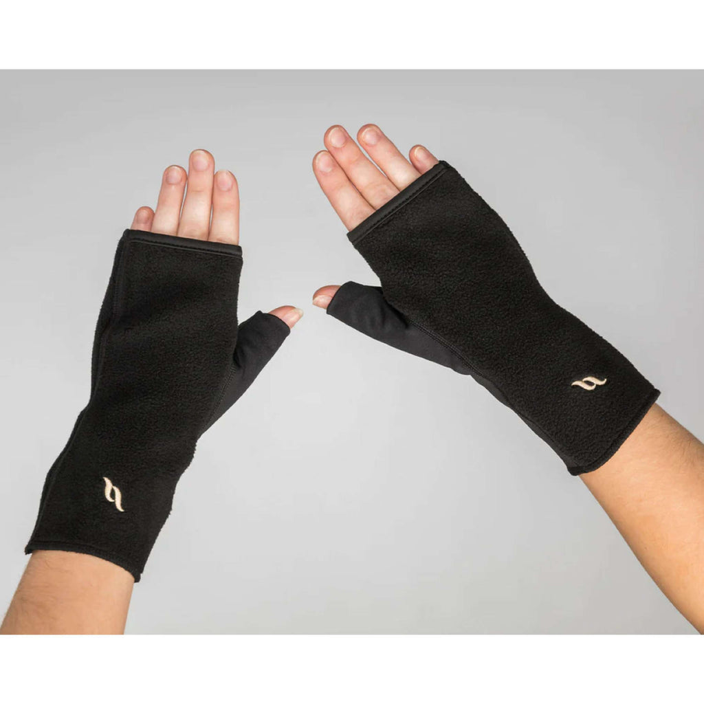 Back on Track Handschuhe Gloria ohne Finger Schwarz