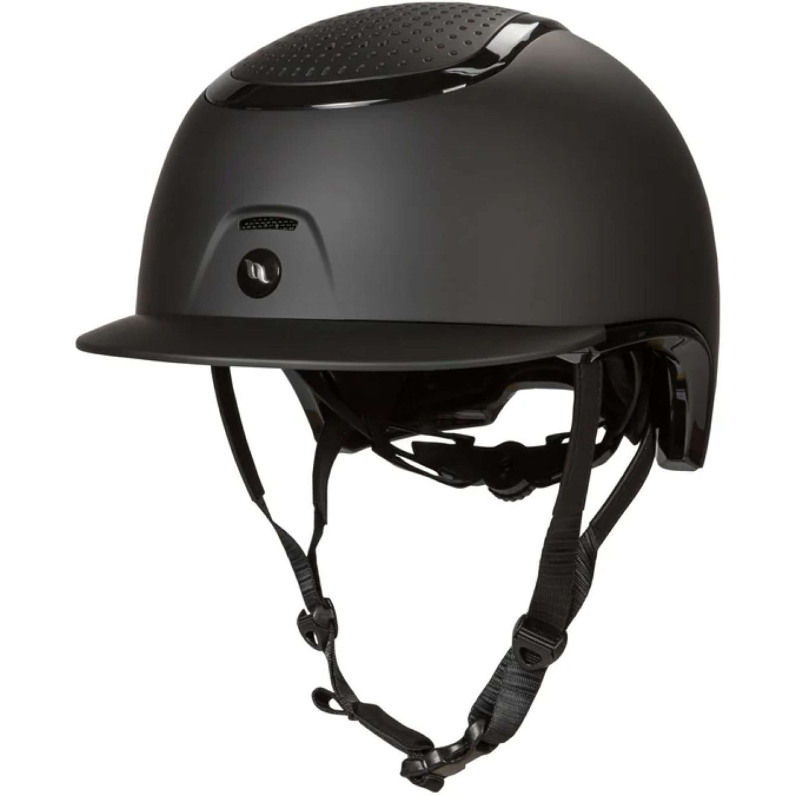 Back on Track Reithelm Strixx Matt/Glänzend Schwarz