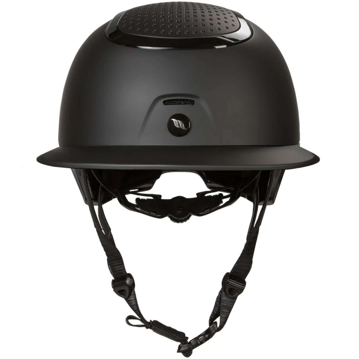 Back on Track Reithelm Strixx Schirm Matt/Glänzend Schwarz