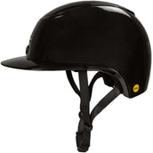 Back on Track Reithelm Strixx Schirm Glänzend Schwarz