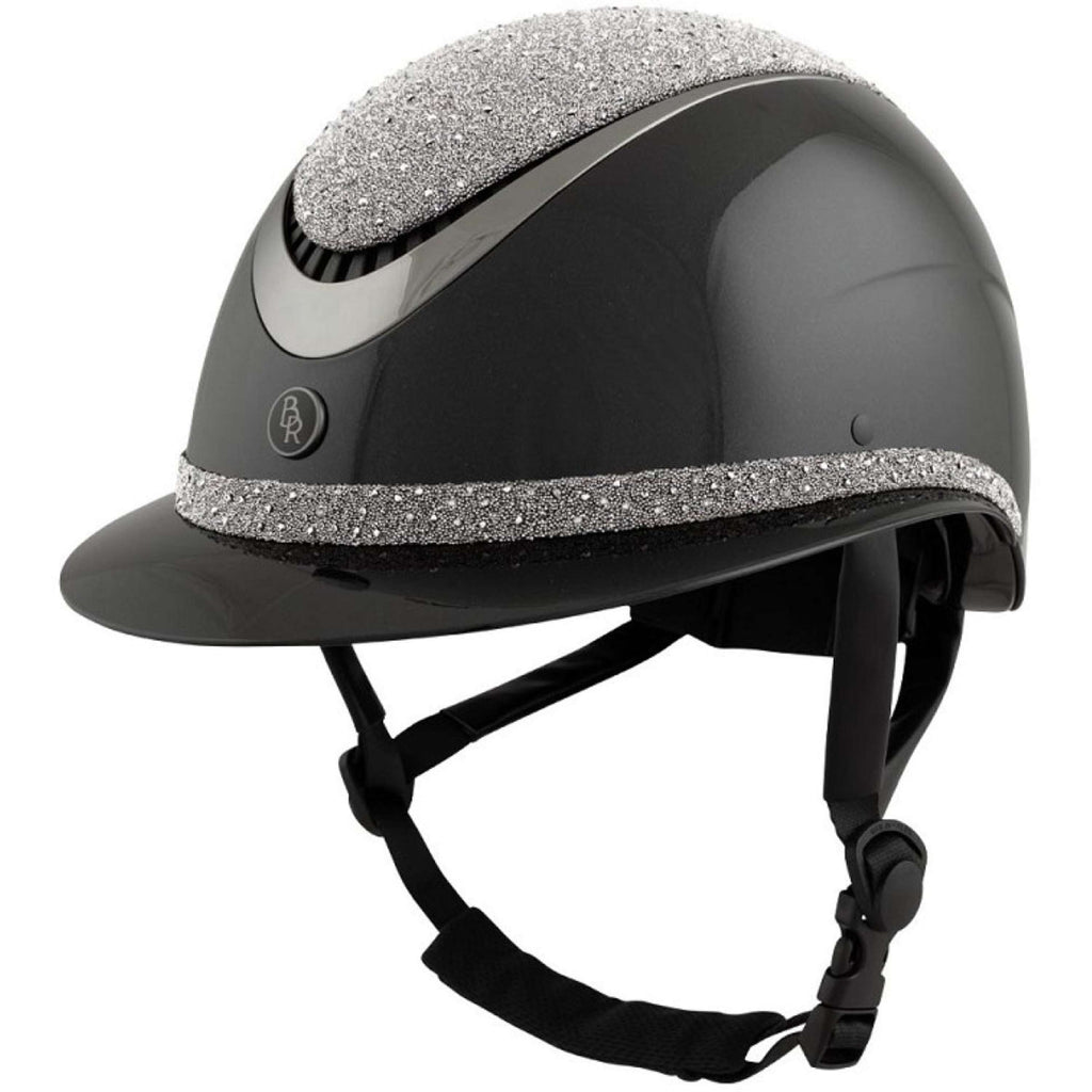 BR Reithelm Theta Plus Dazzling Glamourous Glossy Schwarz/Gunmetal