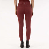 BR Reitleggings Krista Full Grip New Maroon