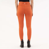 BR Reitleggings Kimore Full Grip Mecca Orange