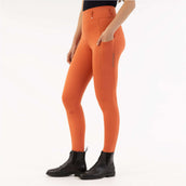 BR Reitleggings Kimore Full Grip Mecca Orange