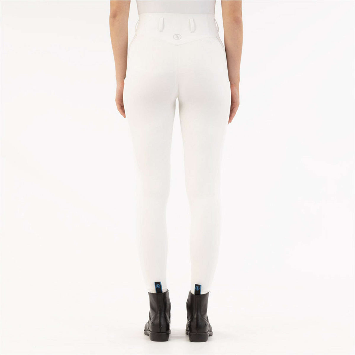 BR Reitleggings Kelly Full Grip Lucent White