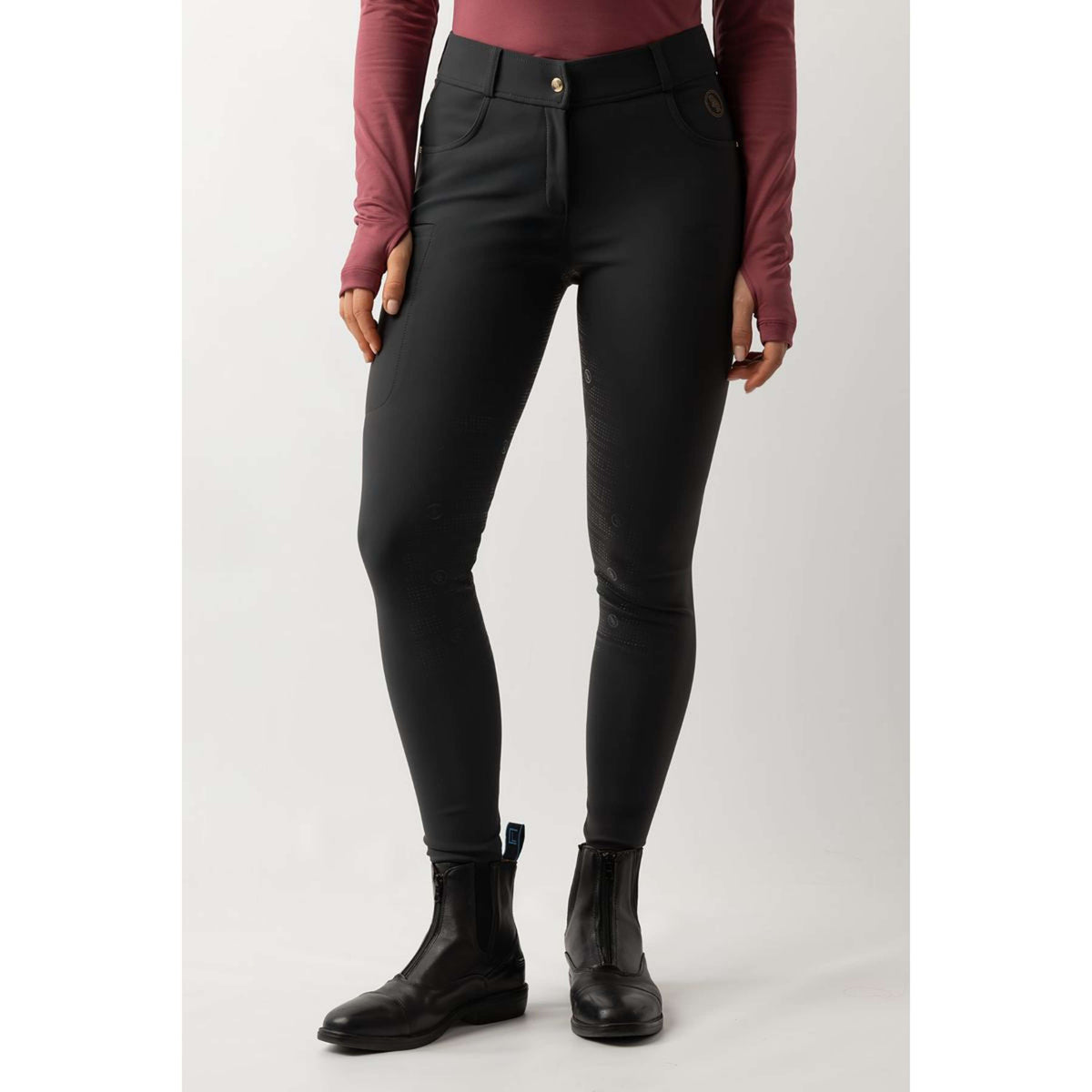 BR Reitleggings Lendsey Full Grip Damen Moonless Night