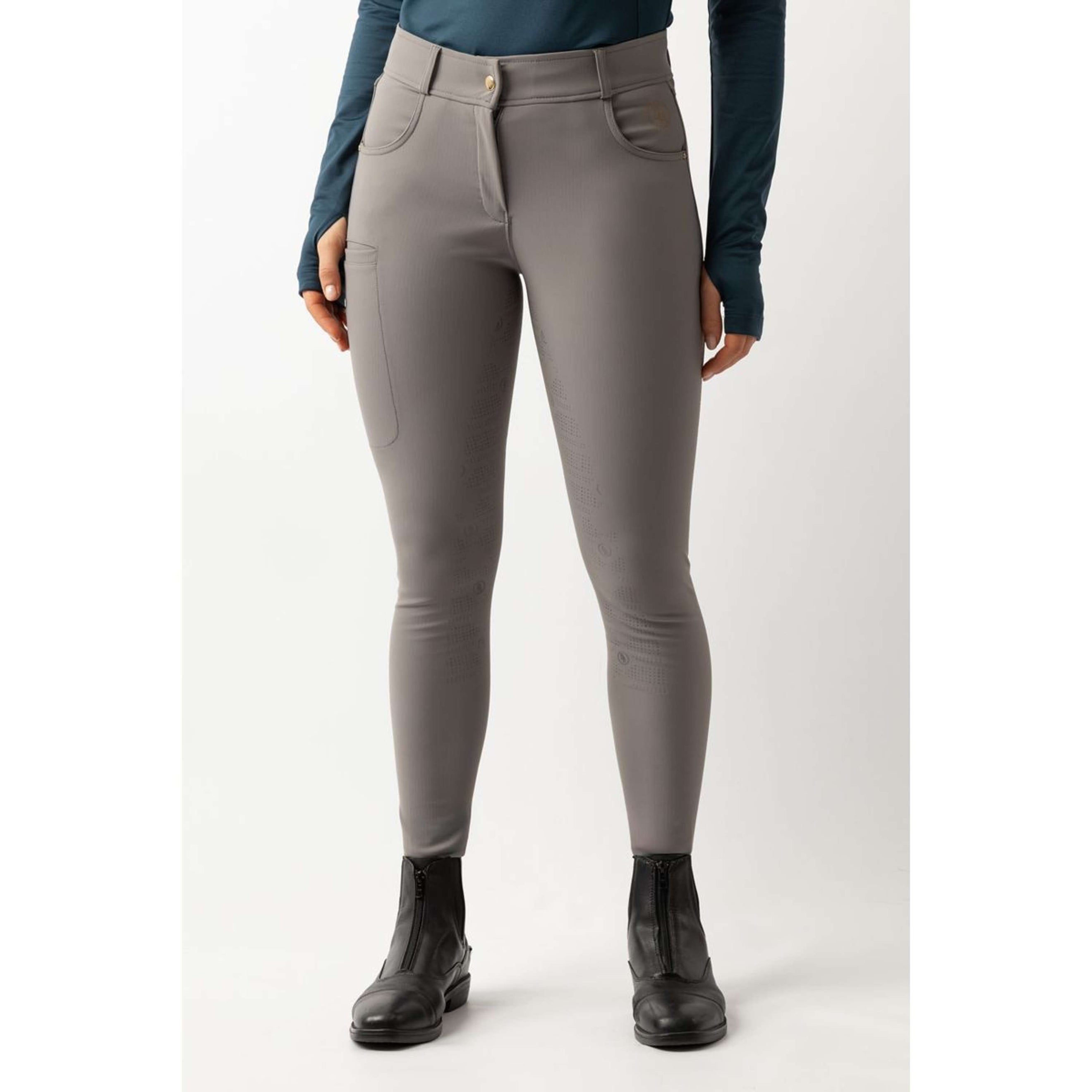 BR Reitleggings Lendsey Full Grip Damen Pyrite