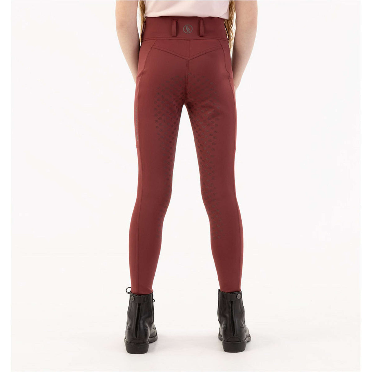 BR Reitleggings Eevolv Kika Kids Full Grip New Maroon