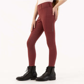 BR Reitleggings Eevolv Kika Kids Full Grip New Maroon