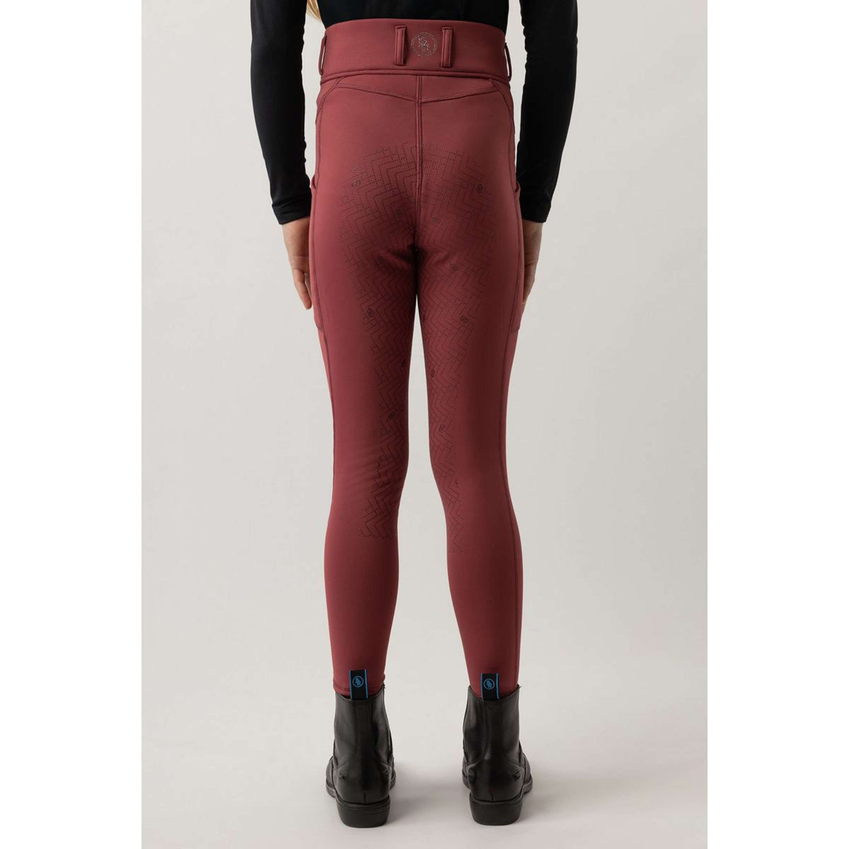 BR Reitleggings Eevolv Lenny Full Grip Kinder Maroon