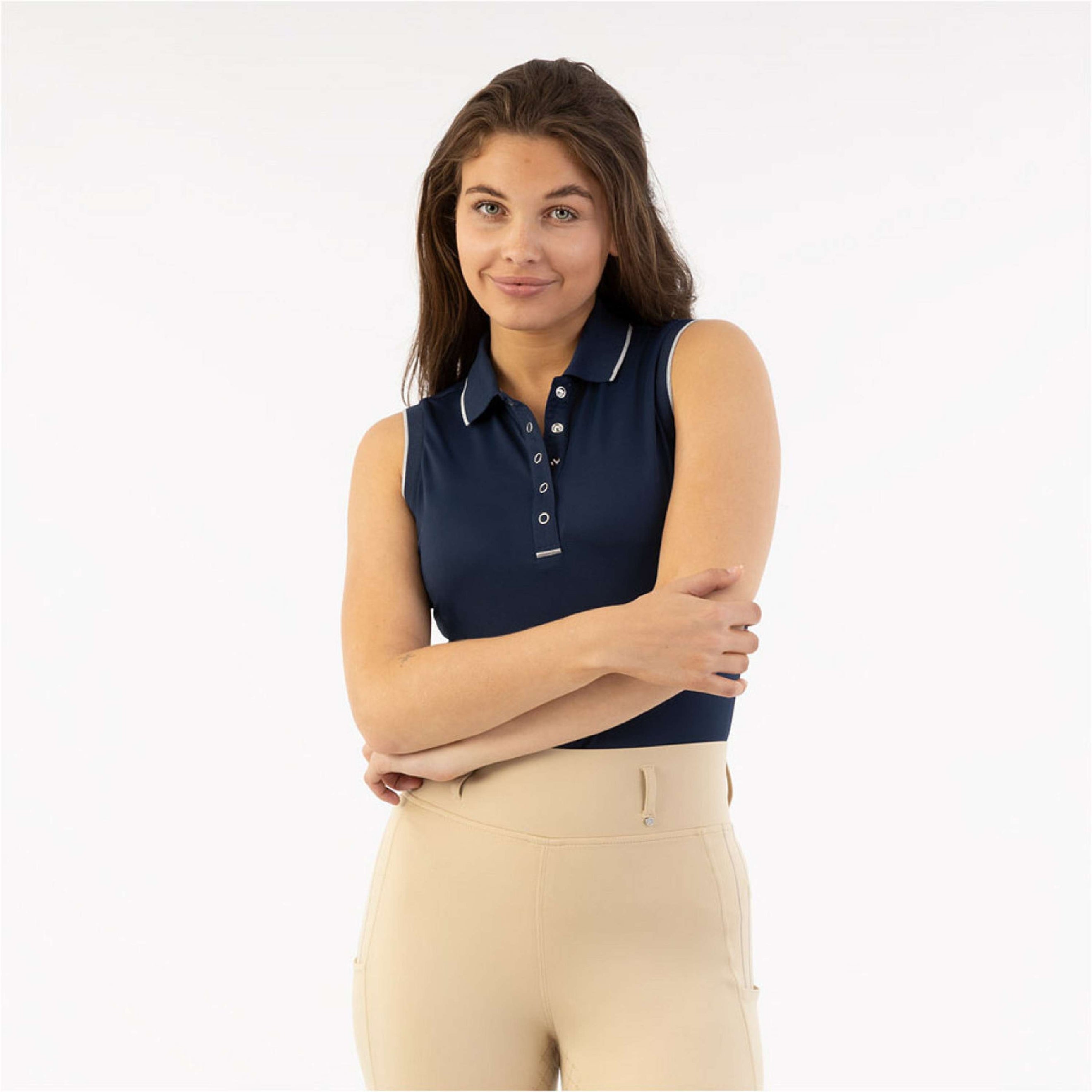 BR Polo Shirt Kiki Ärmellos Pageant Blue