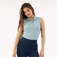 BR Polo Shirt Kiki Ärmellos Tourmaline