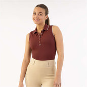BR Polo Shirt Kiki Ärmellos New Maroon