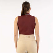 BR Polo Shirt Kiki Ärmellos New Maroon