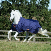 Bucas Therapy Turnout 150g Navy Orange