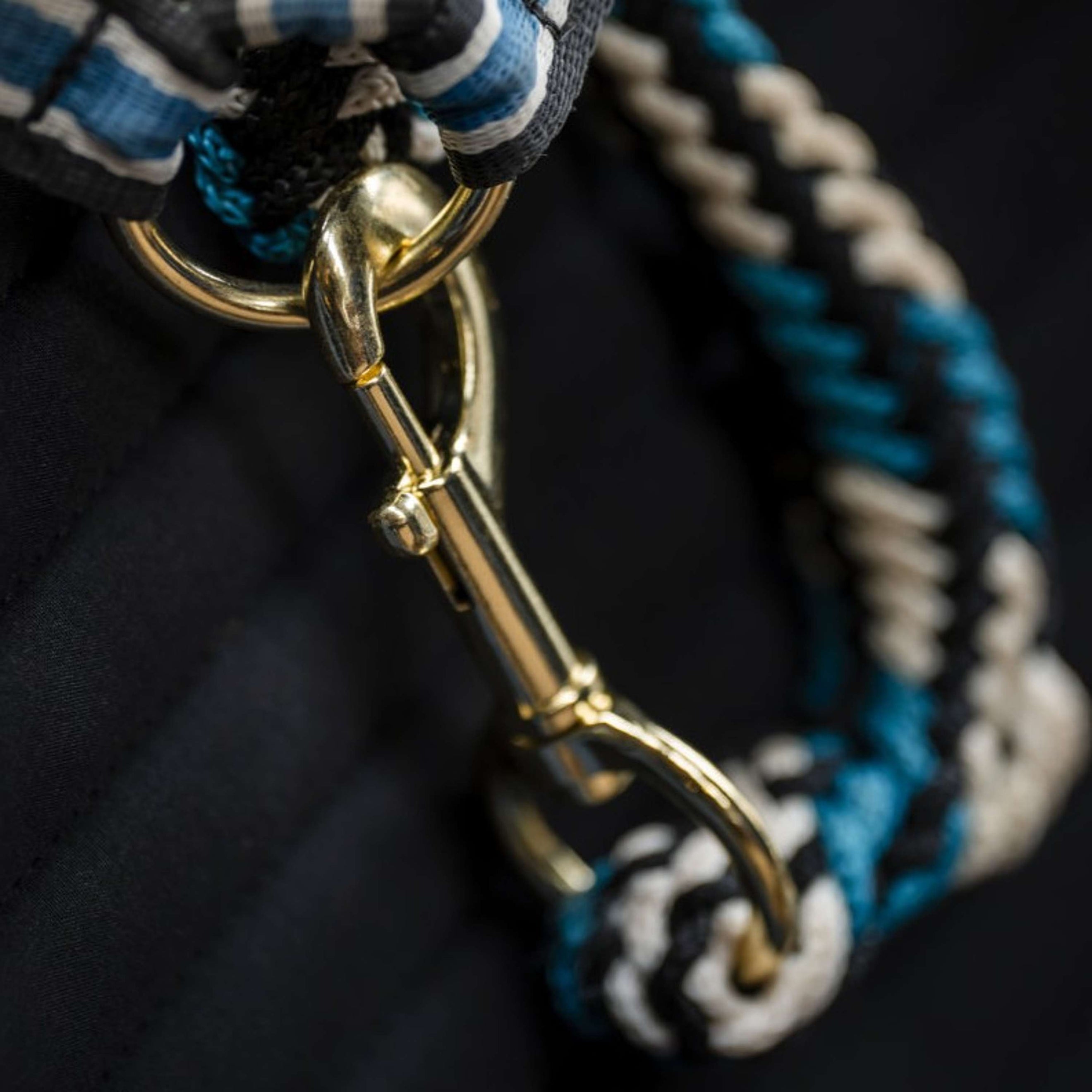 Bucas Führstrick Comfort mit Karabinerhaken Sapphire