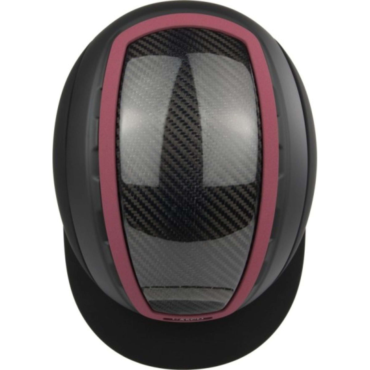 Casco Reithelm Elite Carbon Burgundy