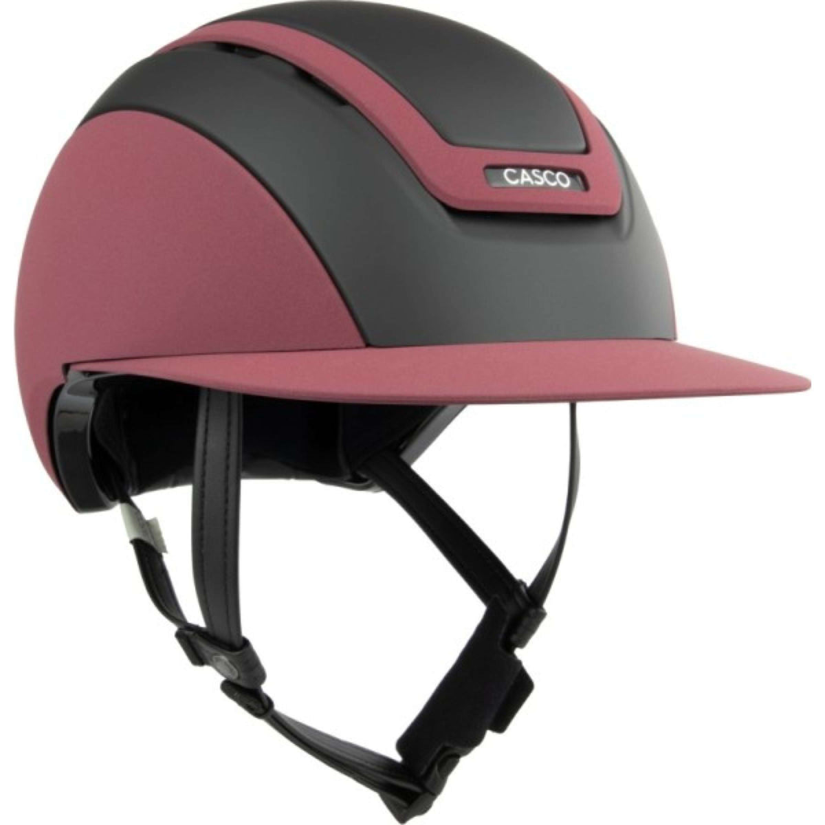 Casco Reithelm Elite Zwart/Wijnrood