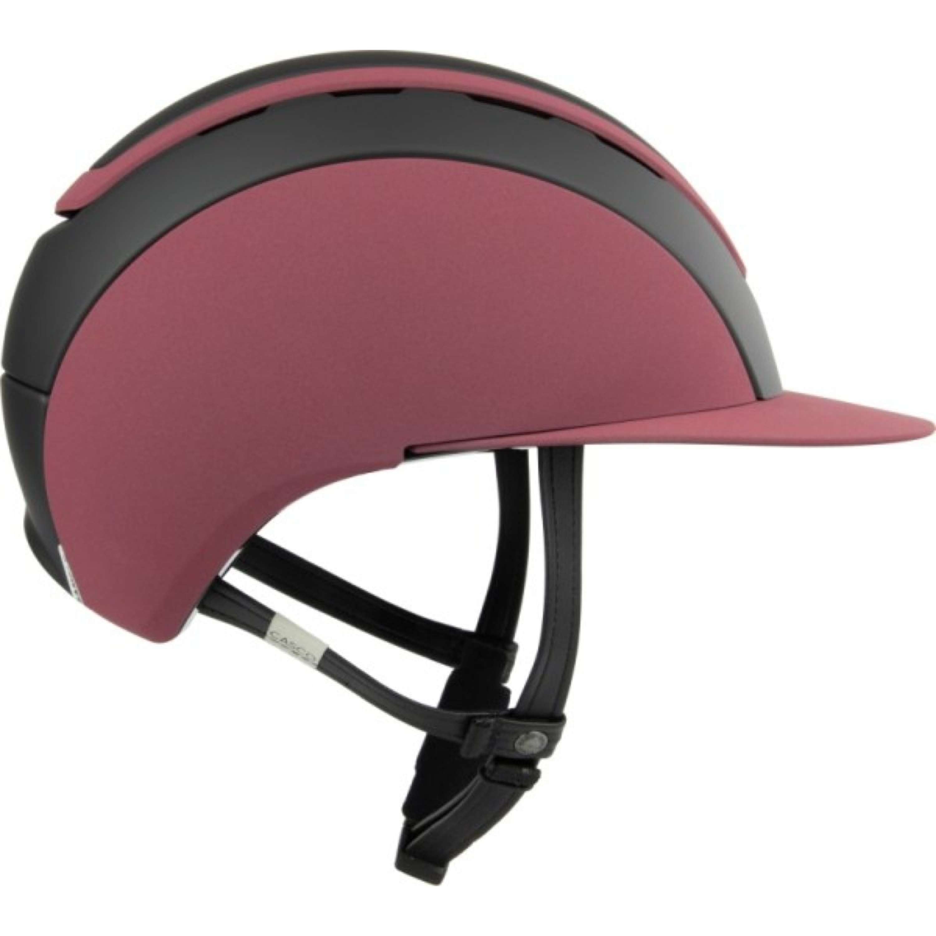 Casco Reithelm Elite Zwart/Wijnrood