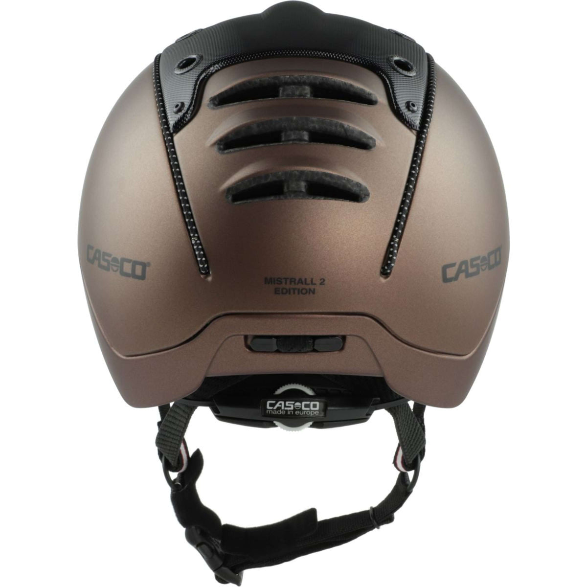 Casco Reithelm Mistrall-2 Edition Schwarz/Mocca