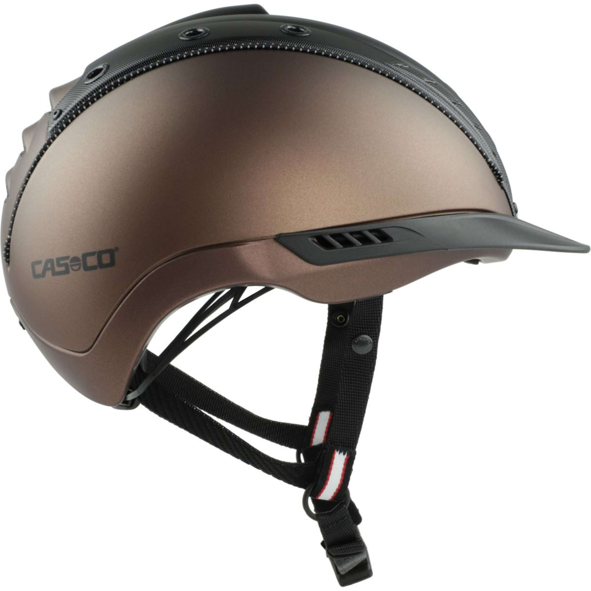 Casco Reithelm Mistrall-2 Edition Schwarz/Mocca