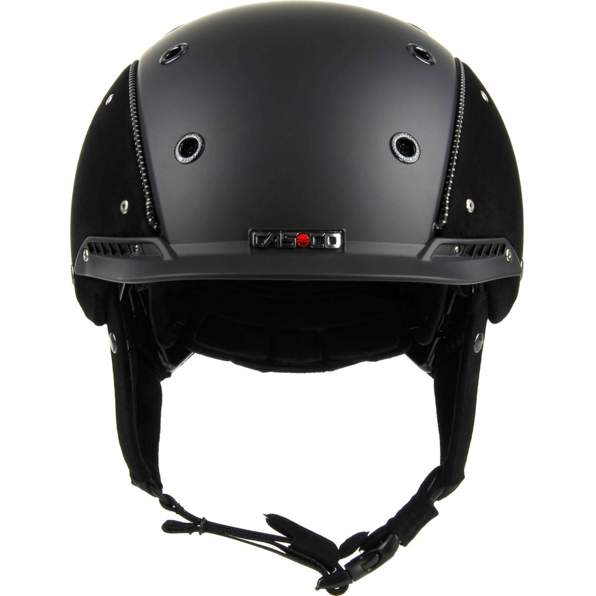 Casco Reithelm Champ-3 Nubuk Embellis Black