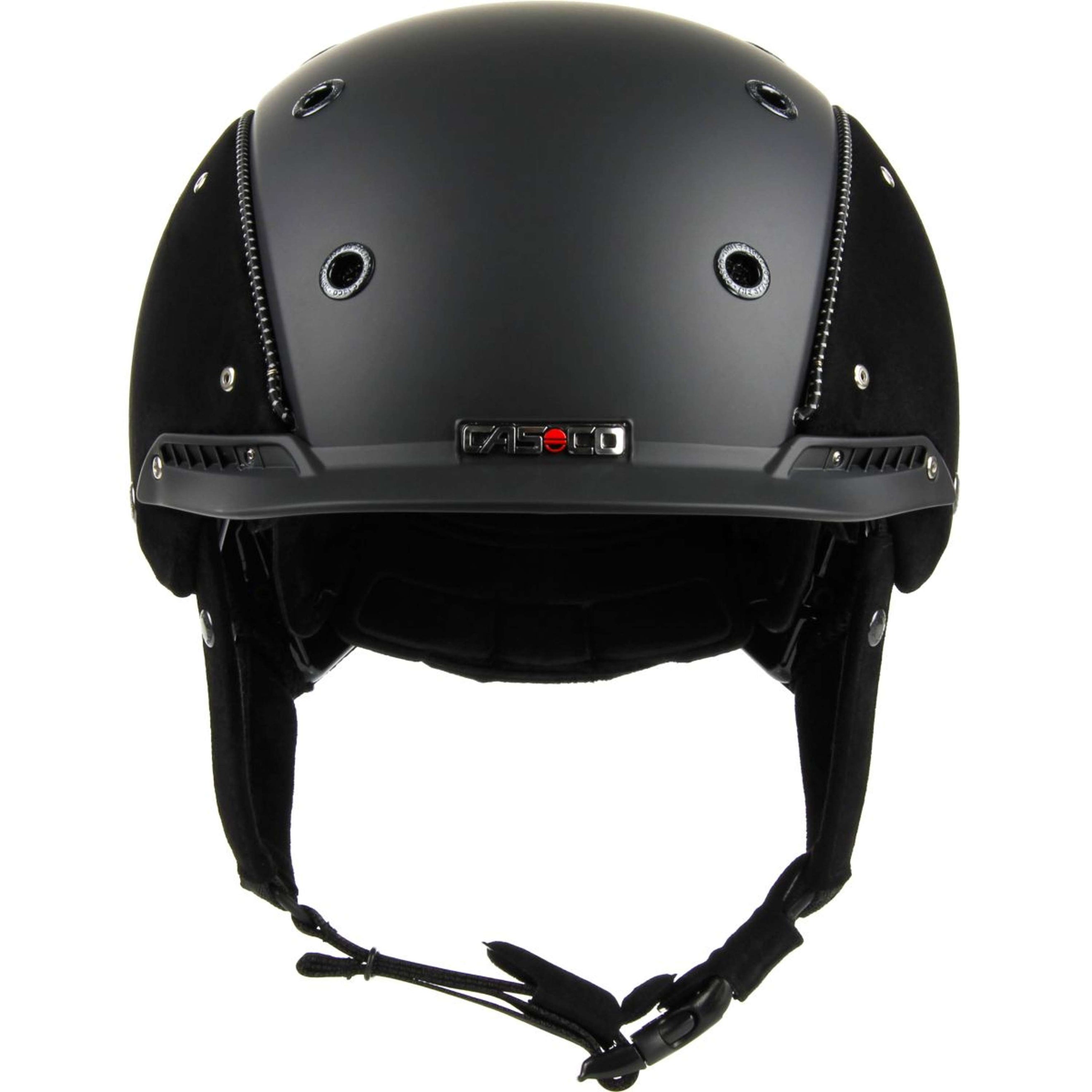 Casco Reithelm Champ-3 Nubuk Embellis Black