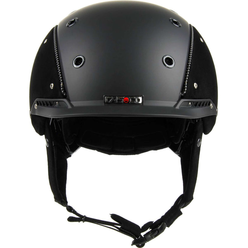Casco Reithelm Champ-3 Nubuk Embellis Black