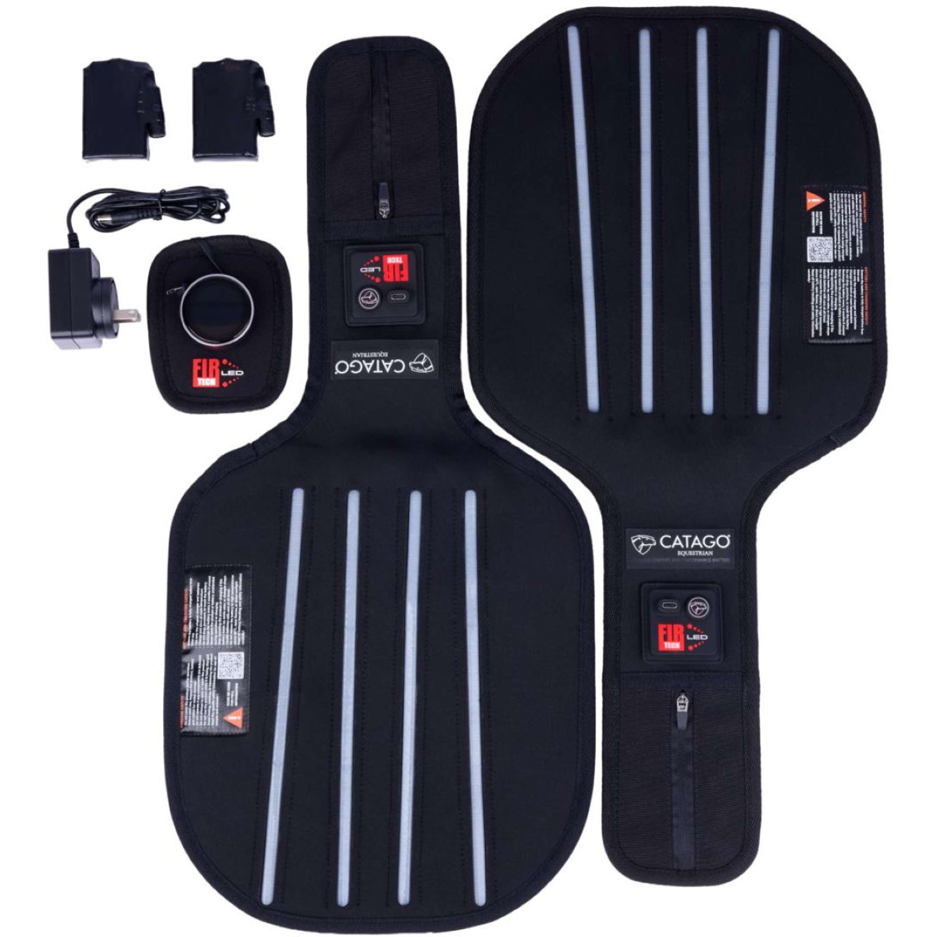 Catago Gamaschen LED Fir-Tech Schwarz