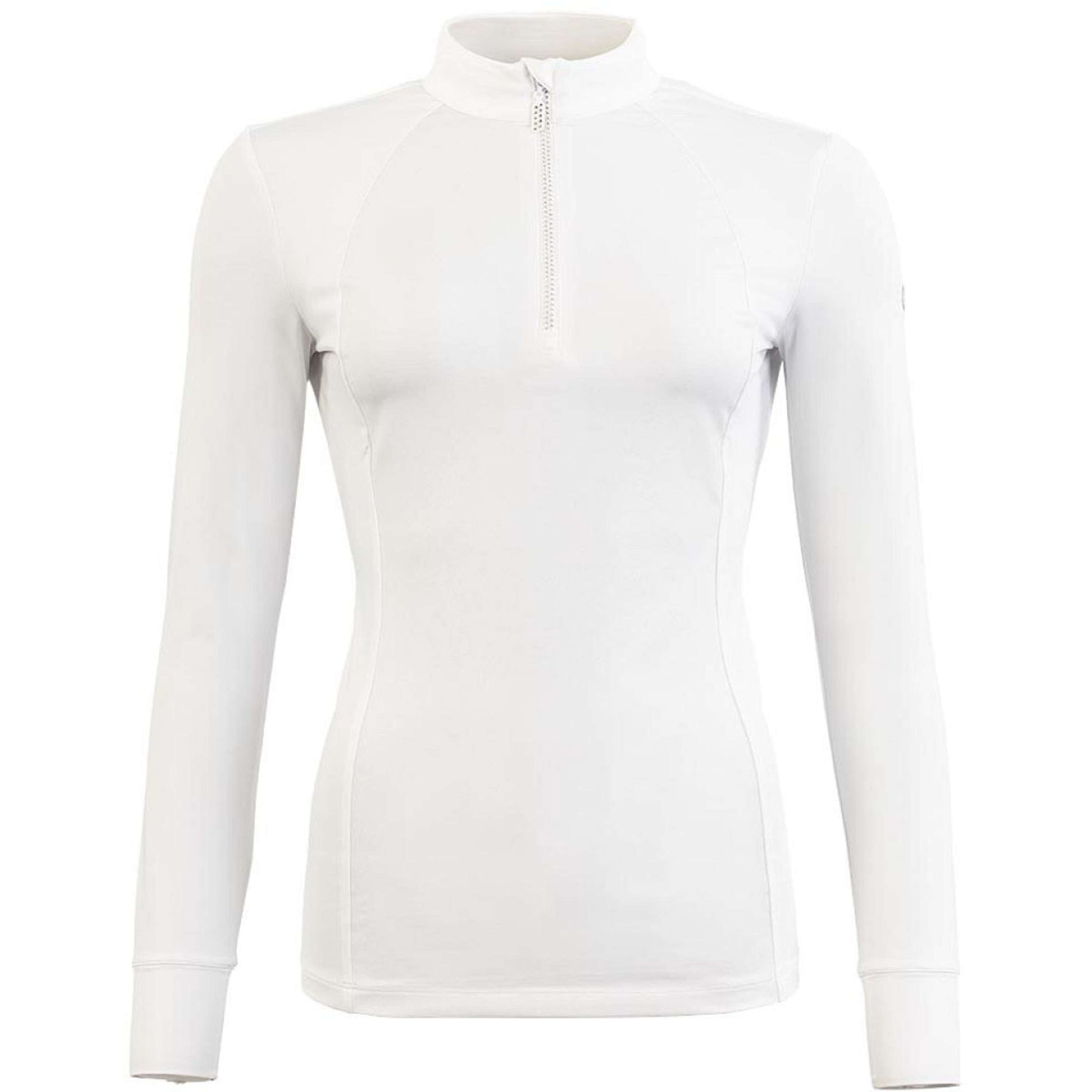 BR Turniershirt Maglie Damen Lucent White