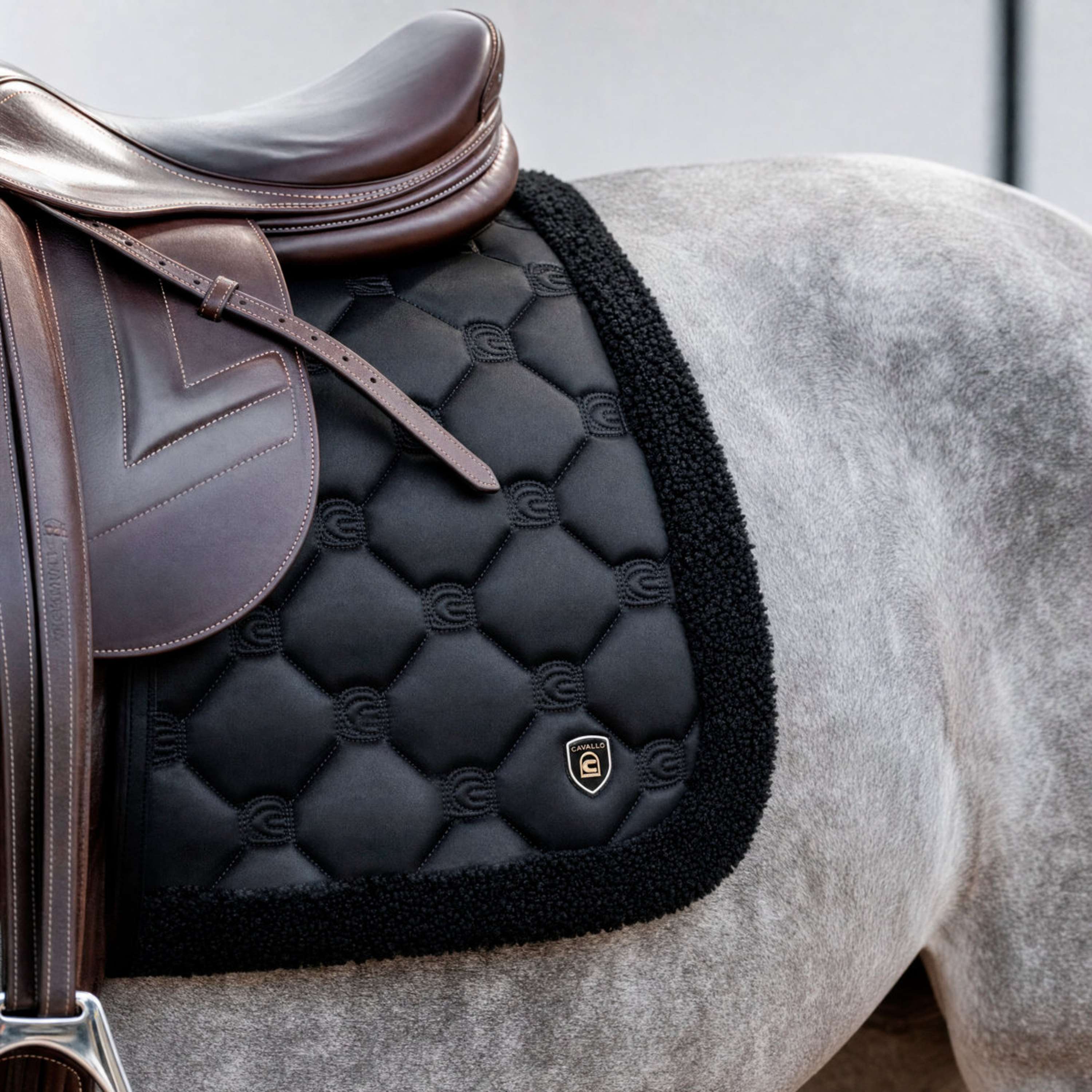 Cavallo Schabracke Cavallira Vielseitigkeit Schwarz