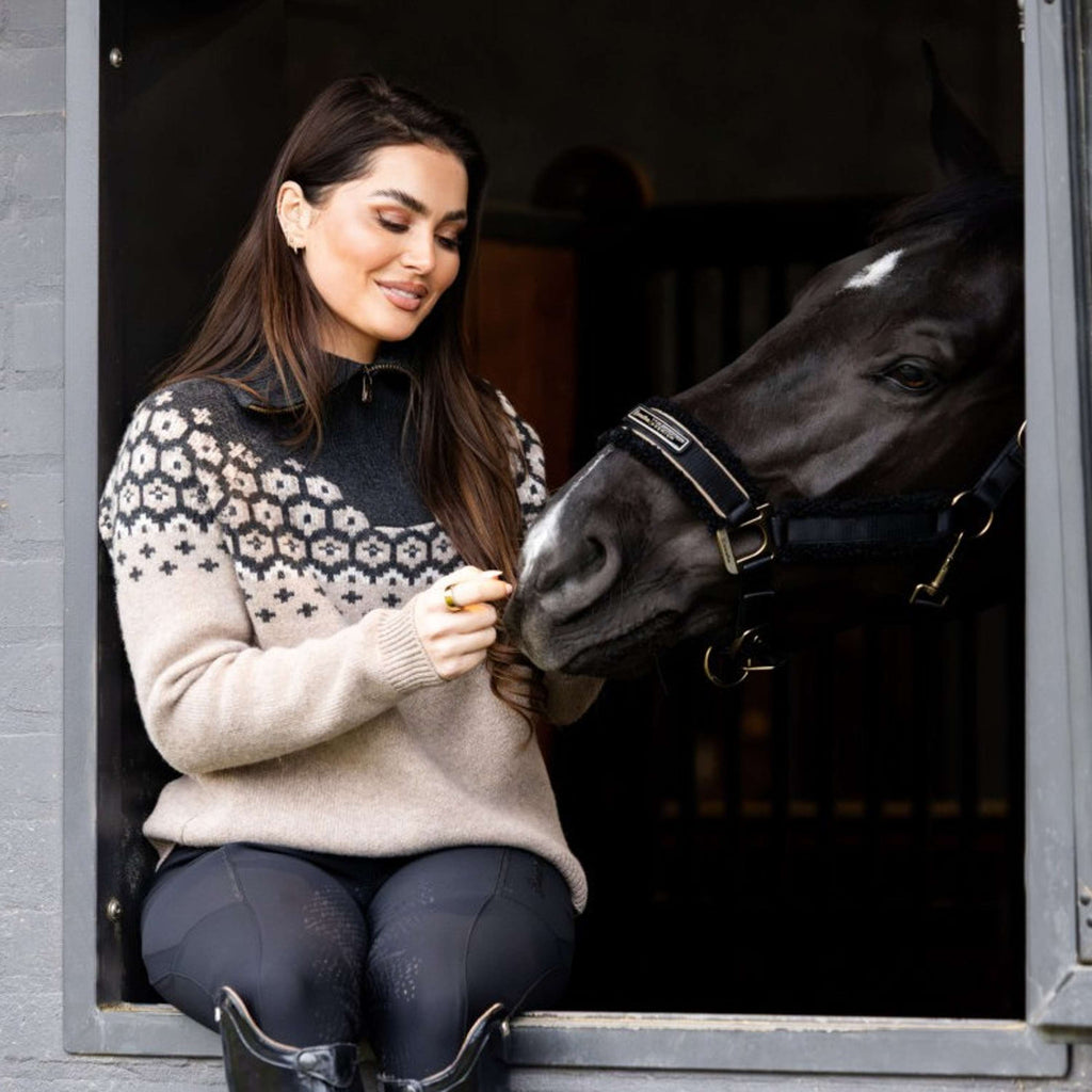 Cavallo Pullover Cavalleara mit Reißverschluss Peanut