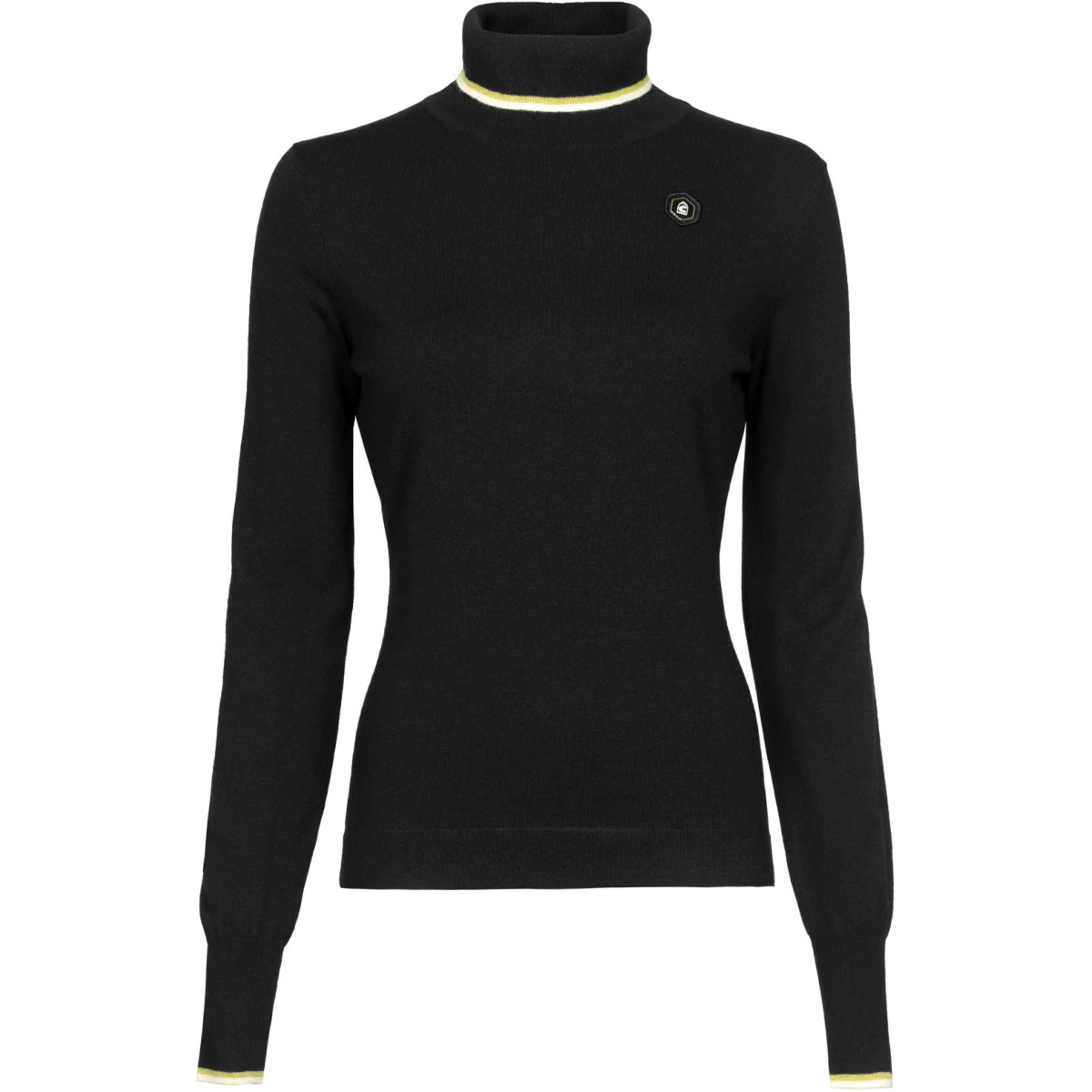 Cavallo Rollkragenpullover Cavallysah Schwarz