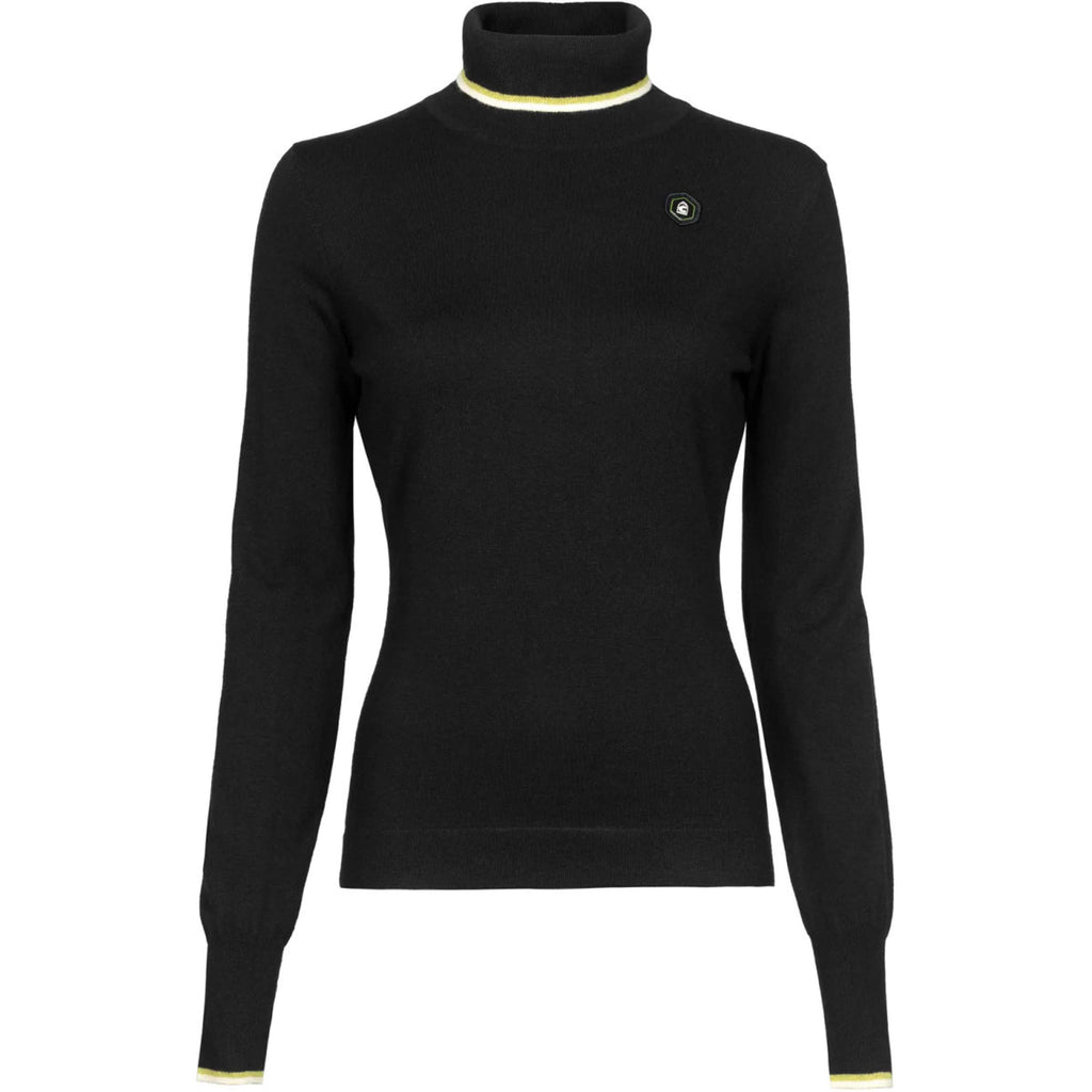 Cavallo Rollkragenpullover Cavallysah Schwarz