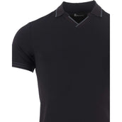 Cavallo Poloshirt Caval Pique Herren Schwarz