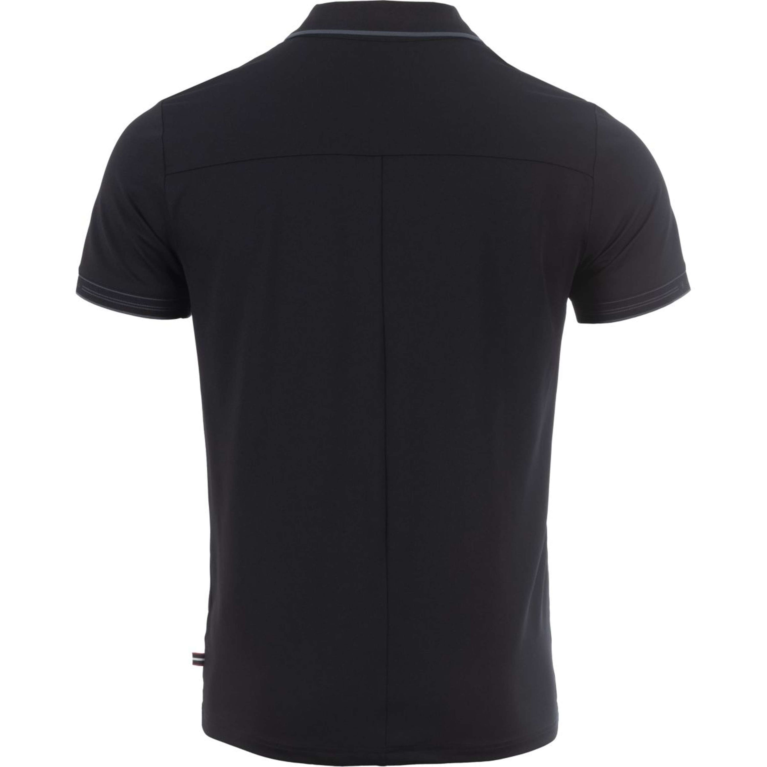 Cavallo Poloshirt Caval Pique Herren Schwarz