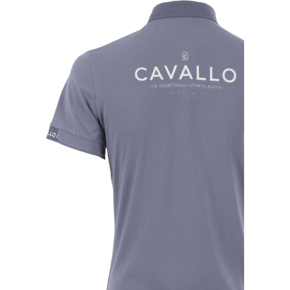 Cavallo Poloshirt Caval Cotton Blue Shadow