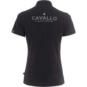 Cavallo Poloshirt Caval Cotton Schwarz