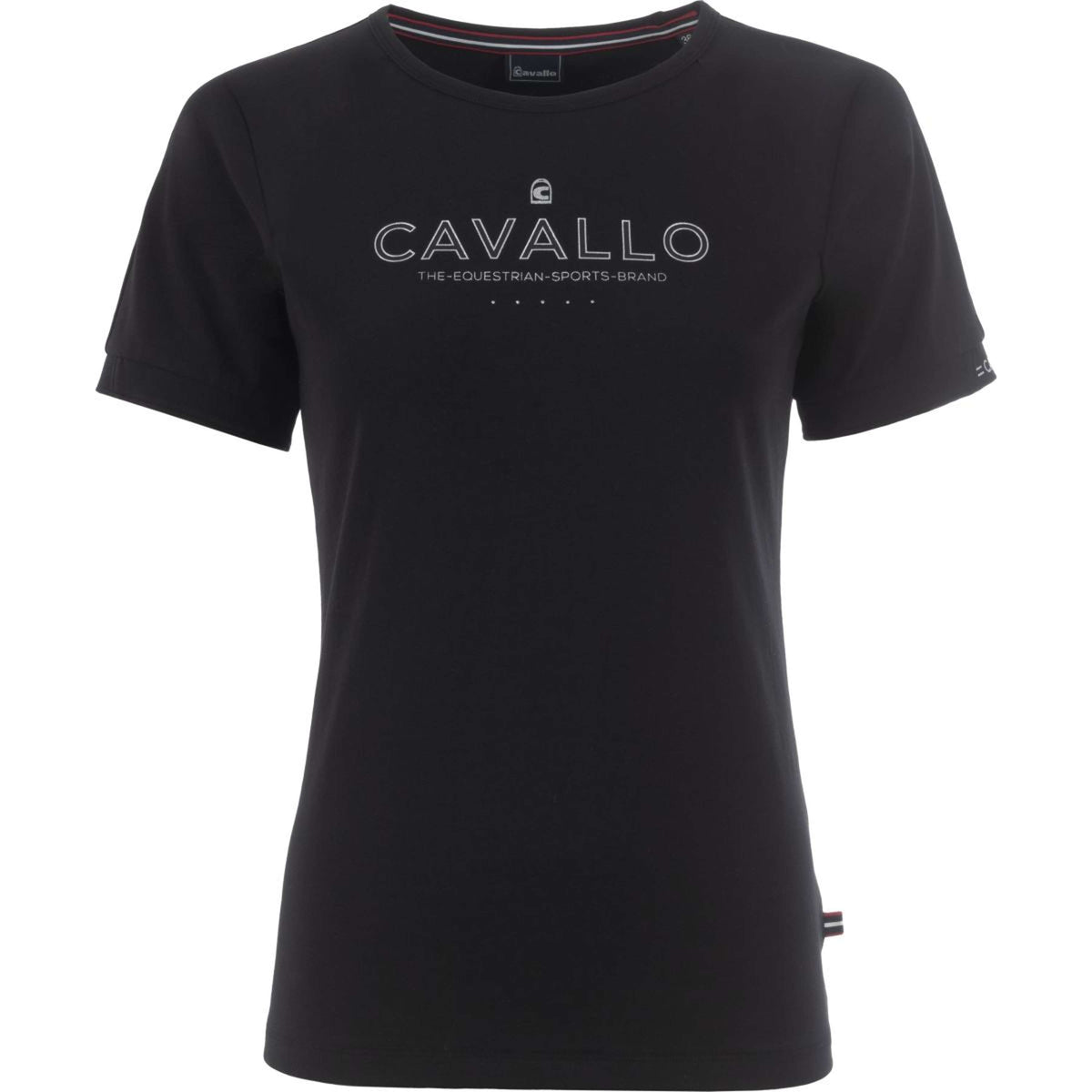 Cavallo T-Shirt Caval Cotton Schwarz