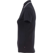 Cavallo Poloshirt Caval Pique Schwarz