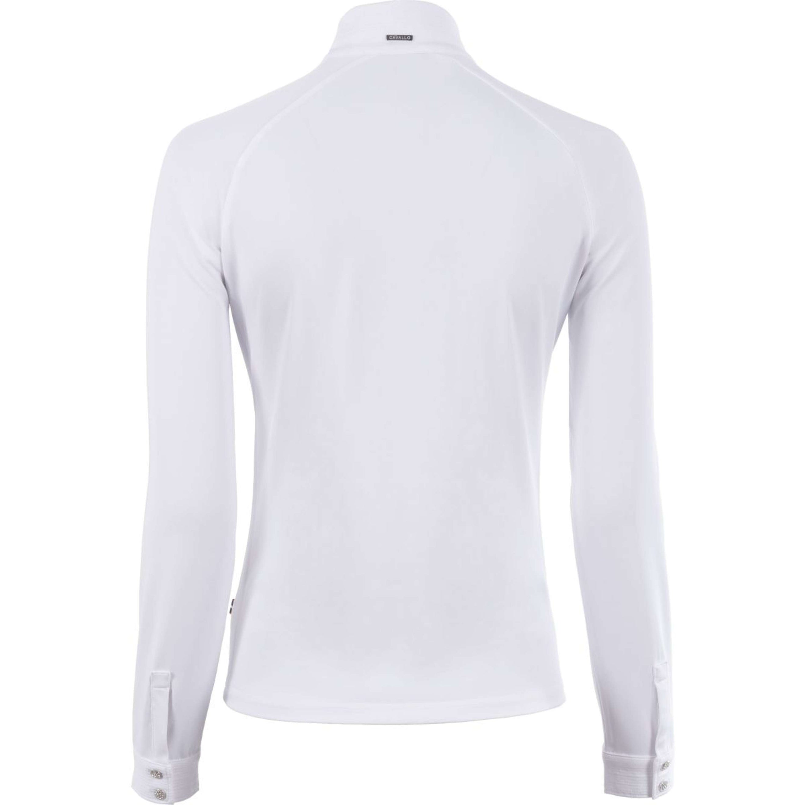 Cavallo Shirt Caval UV Halfzip Weiß