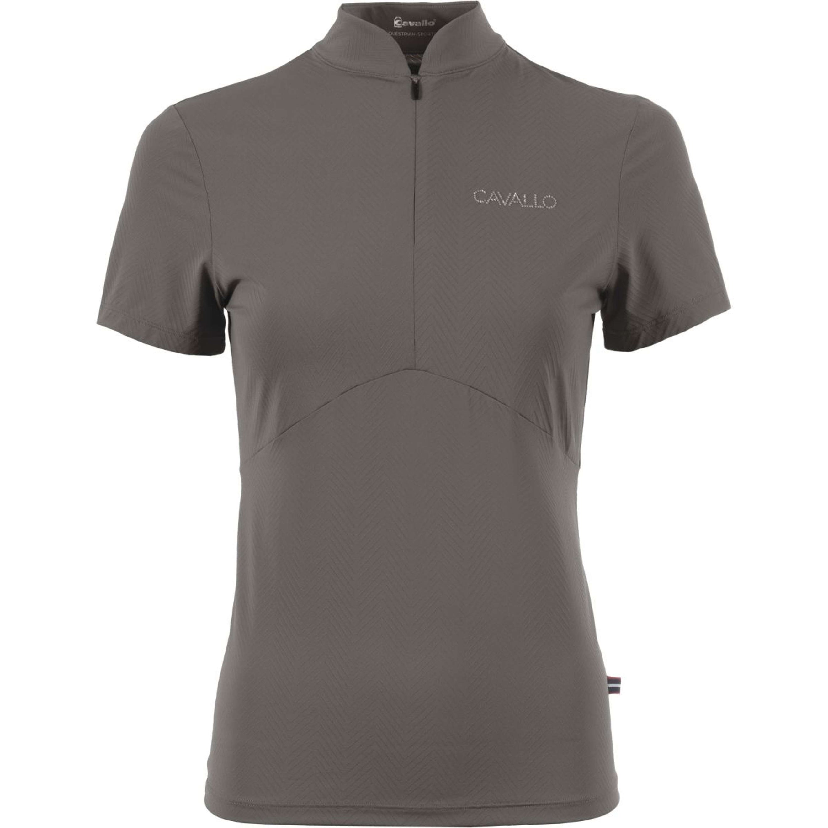 Cavallo Trainingsshirt Caval Kurze Ärmel Sepia Olive