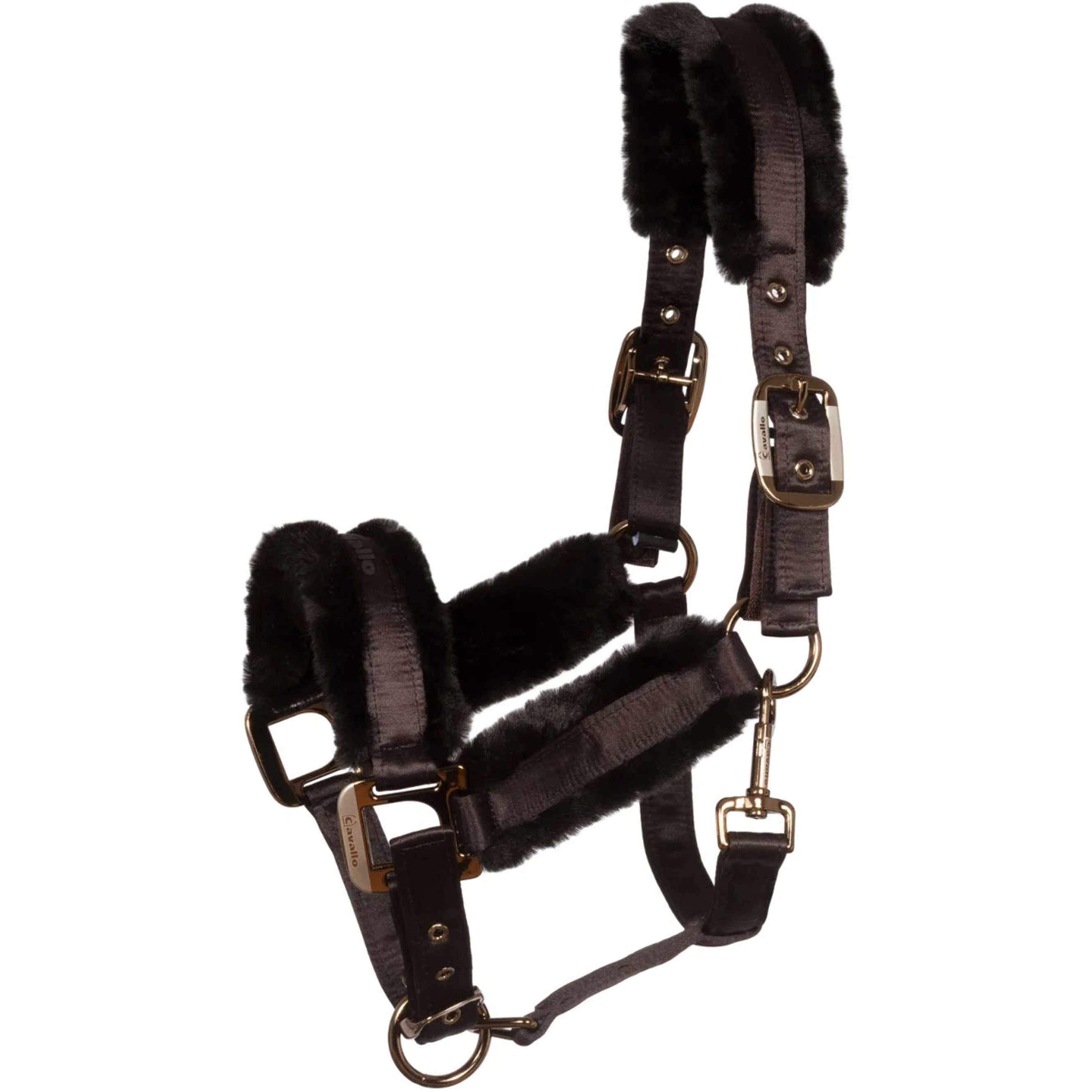 Cavallo Halfter CavalJero mit Fell Café Noir Cavallo Halfter CavalJero mit Fell Café Noir