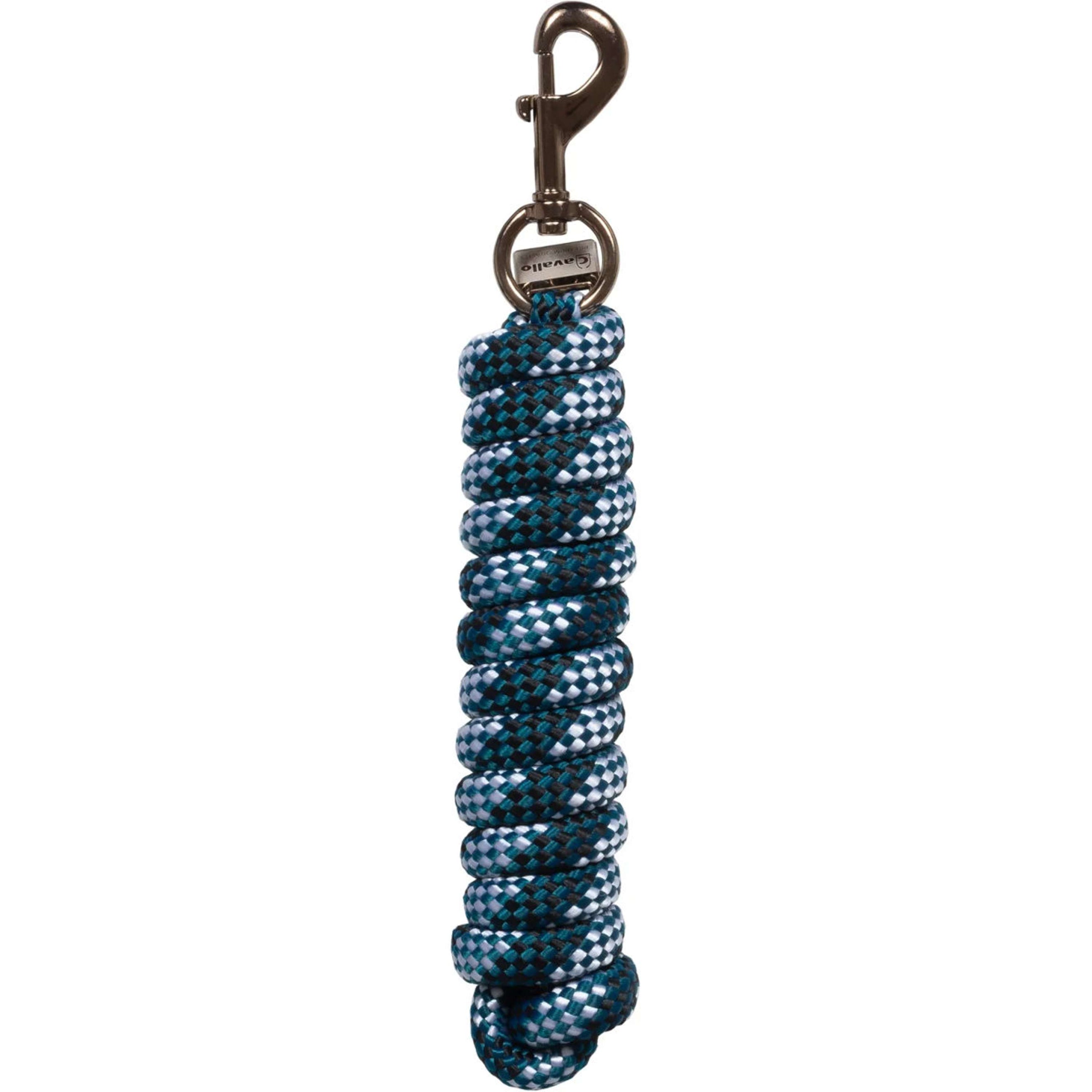 Cavallo Führstrick CavalJace mit Karabinerhaken Dark Peacock