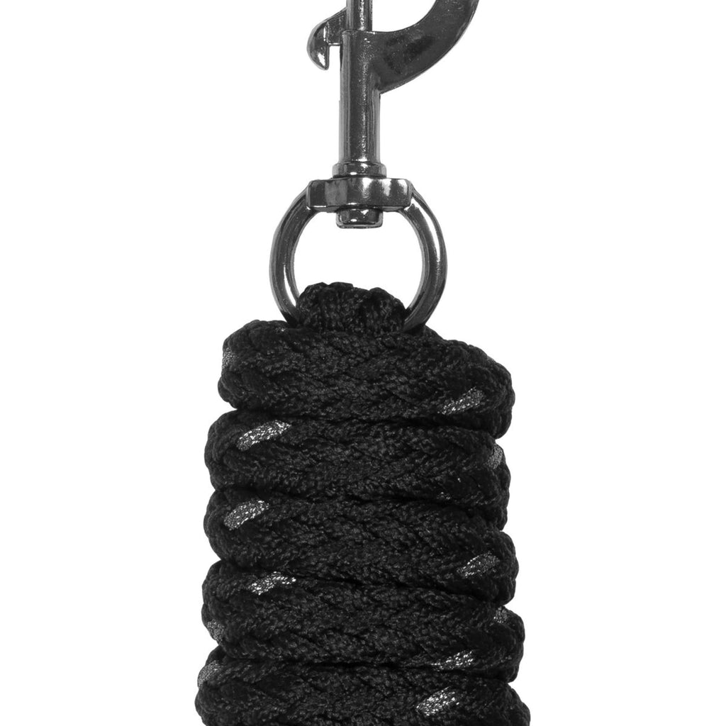 Cavallo Führstrick CavalRey mit Karabinerhaken Schwarz