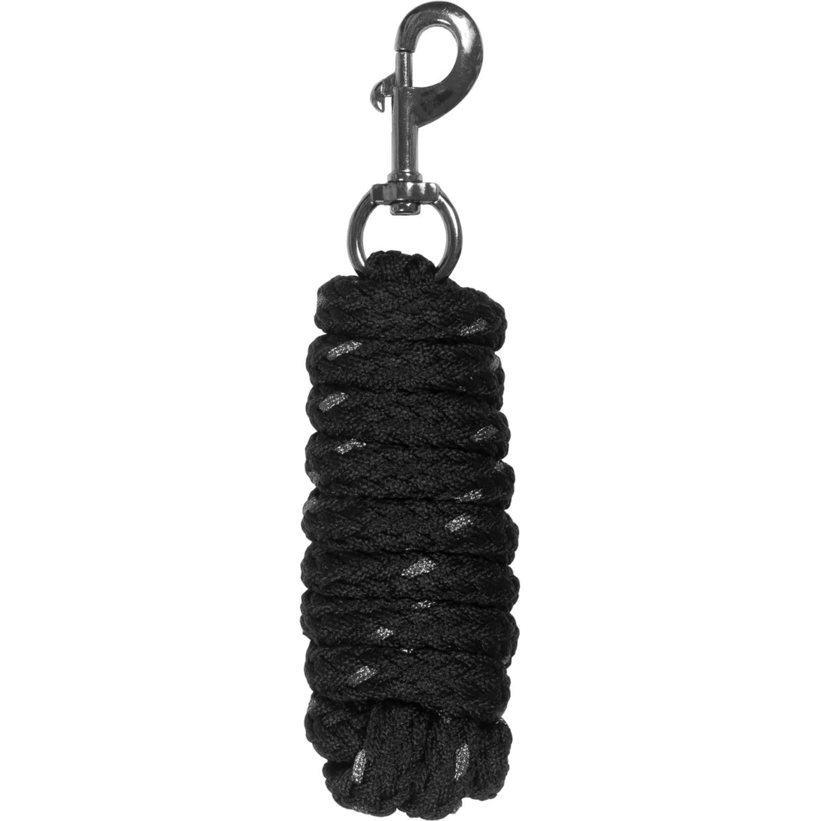 Cavallo Führstrick CavalRey mit Karabinerhaken Schwarz